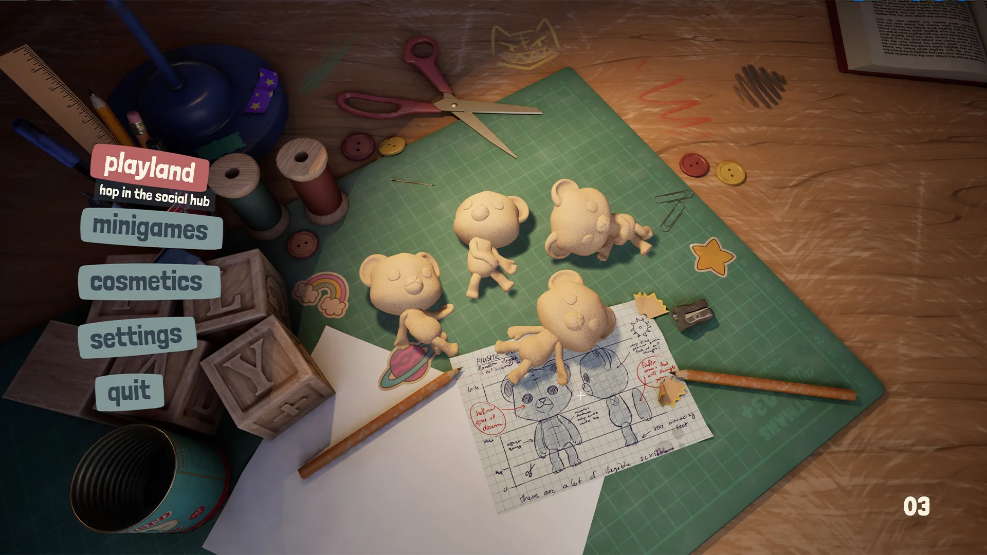 Playland main menu mockup 03