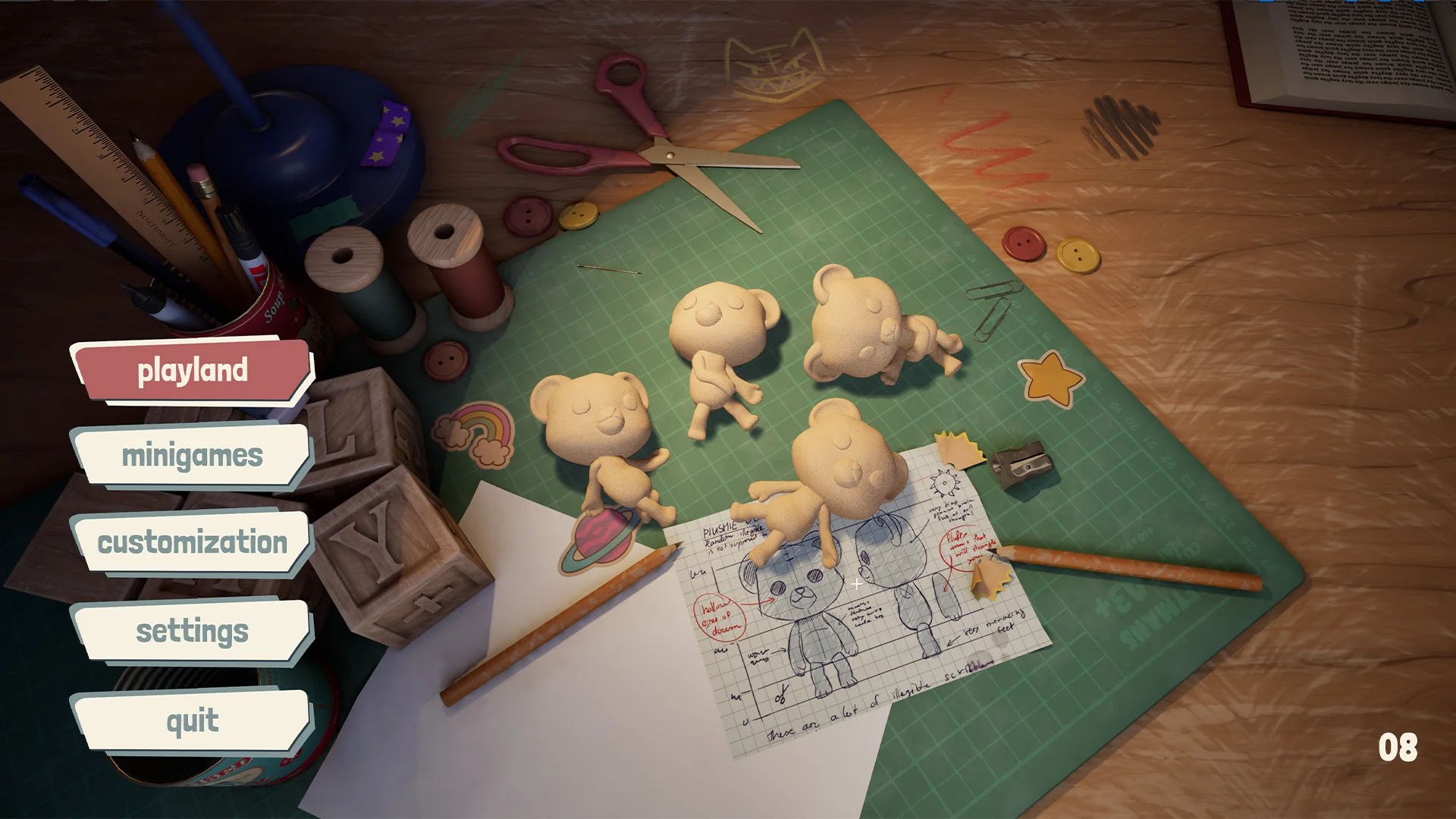 Playland main menu mockup 08