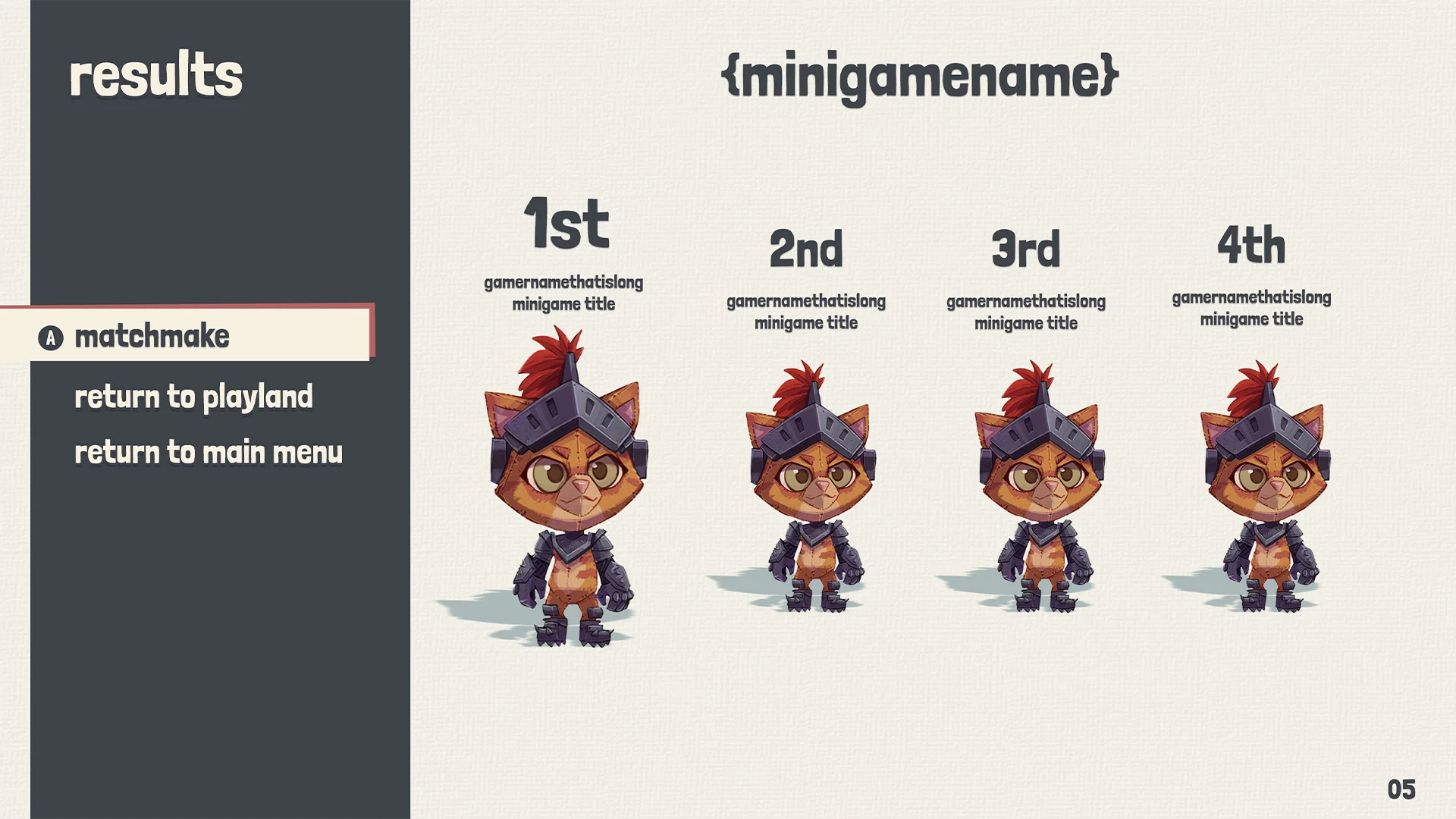 Playland minigame outro mockup 06