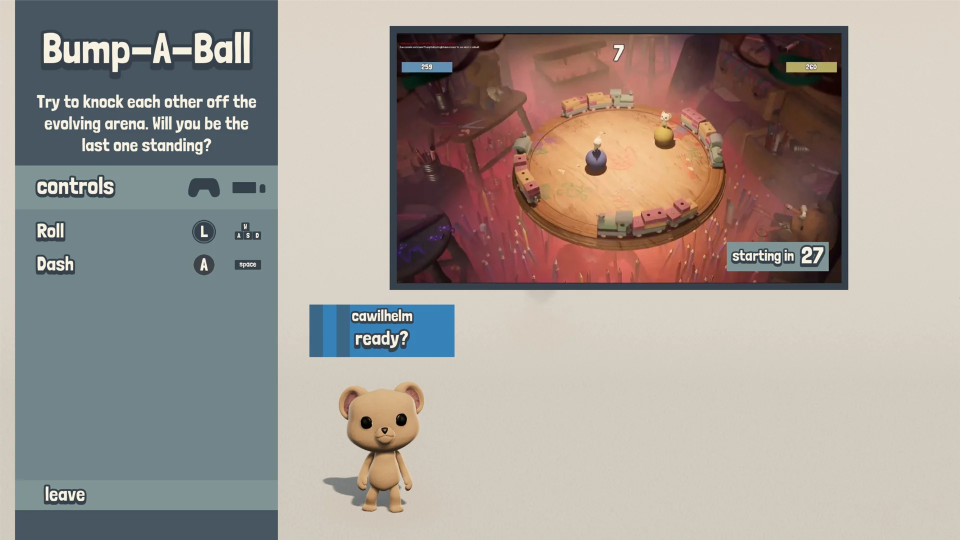 Playland minigame explenation