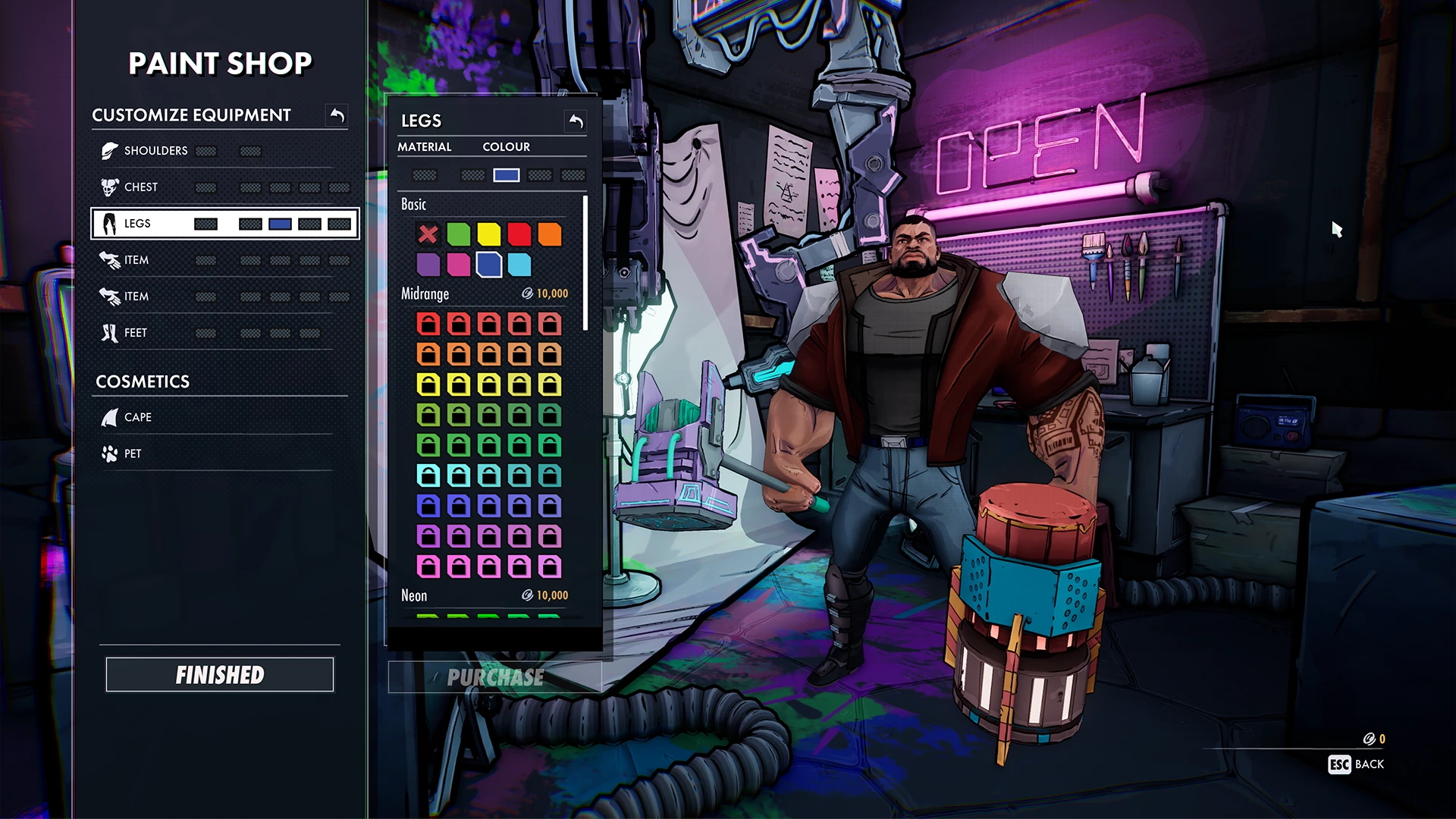 Superfuse main menu mockup