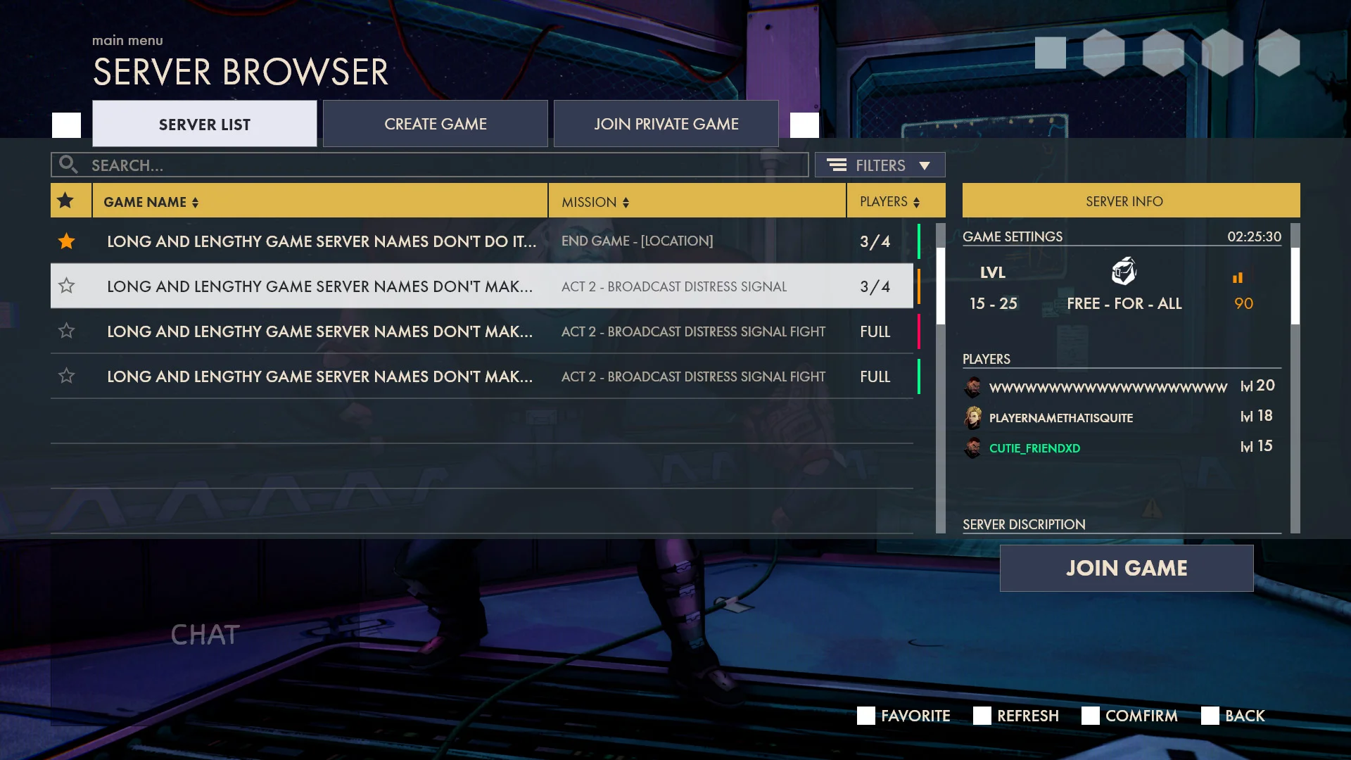 Superfuse server browser UX