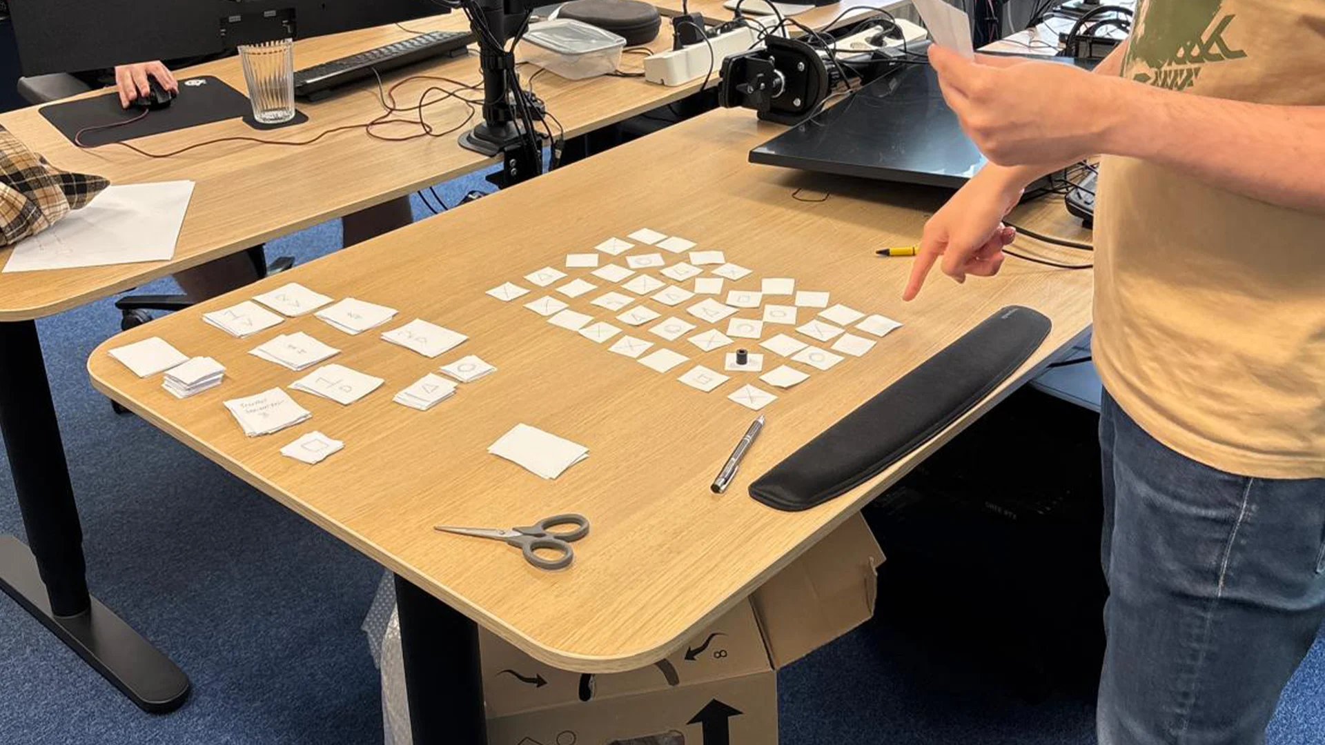 Voraxis paper prototype